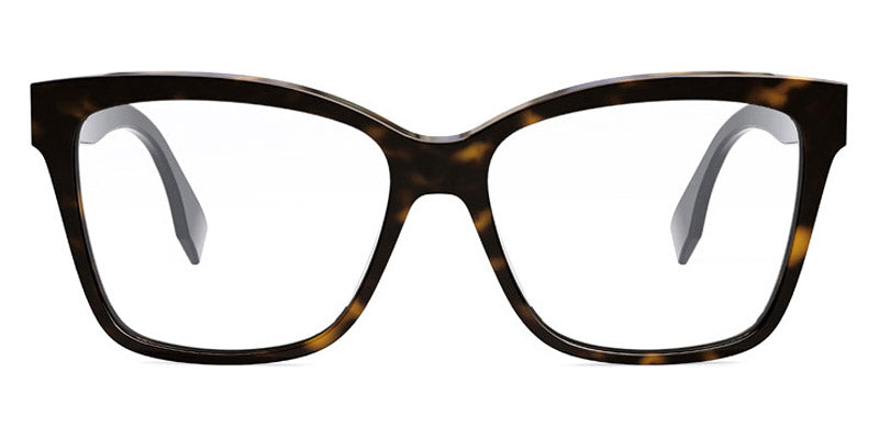 Fendi® FE50025I FEN FE50025I 052 55 - Shiny Dark Havana Eyeglasses