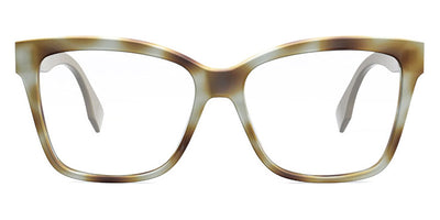 Fendi® FE50025I FEN FE50025I 056 55 - Shiny Brown Grey Havana Eyeglasses