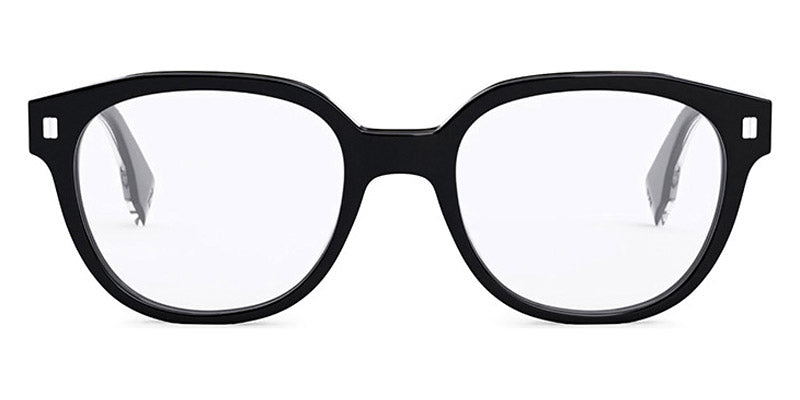 Fendi® FE50029I FEN FE50029I 001 51 - Shiny Solid Black Eyeglasses