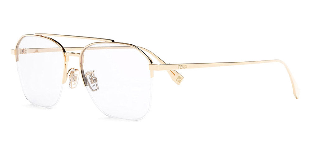 Fendi® FE50033U FEN FE50033U 010 54 - Shiny Gold Eyeglasses