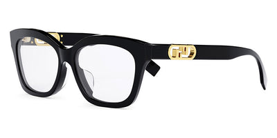 Fendi® FE50039I FEN FE50039I 001 52 - Shiny Solid Black Eyeglasses