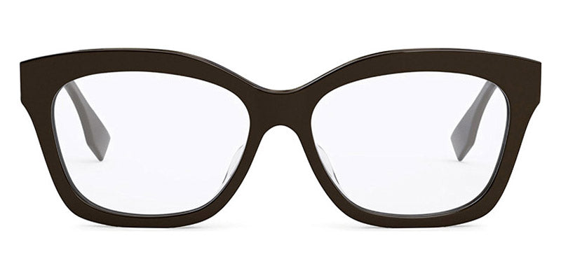 Fendi® FE50039I FEN FE50039I 050 52 - Shiny Solid Brown Eyeglasses