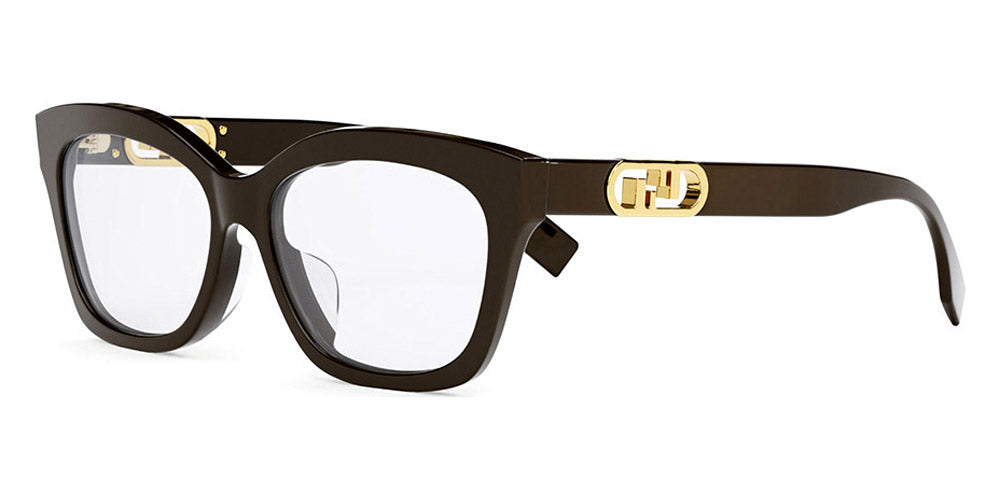 Fendi® FE50039I FEN FE50039I 050 52 - Shiny Solid Brown Eyeglasses