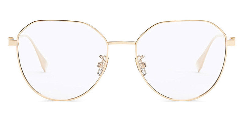 Fendi® FE50042U FEN FE50042U 010 55 - Shiny Gold Eyeglasses