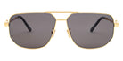 Fred® FG40013U FRD FG40013U 30D 62 - Shiny Endura Gold/Smoke Sunglasses