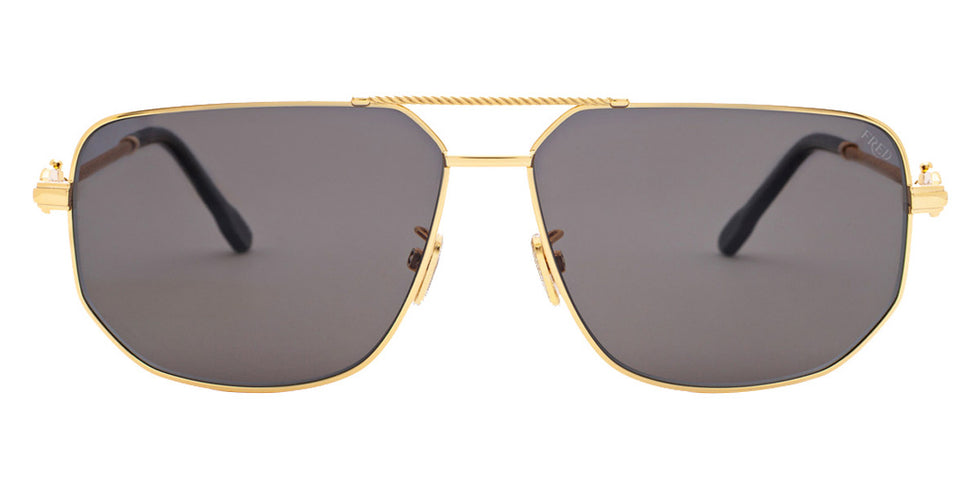 Fred® FG40013U FRD FG40013U 30D 62 - Shiny Endura Gold/Smoke Sunglasses