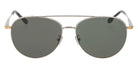 Fred® FG40018U FRD FG40018U 16N 60 - Shiny Silver/Green Sunglasses