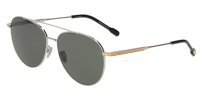 Fred® FG40018U FRD FG40018U 16N 60 - Shiny Silver/Green Sunglasses