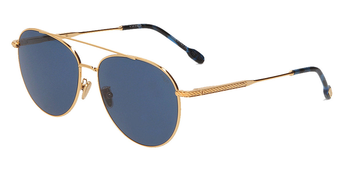 Fred® FG40018U FRD FG40018U 30V 60 - Shiny Endura Gold/Blue Sunglasses