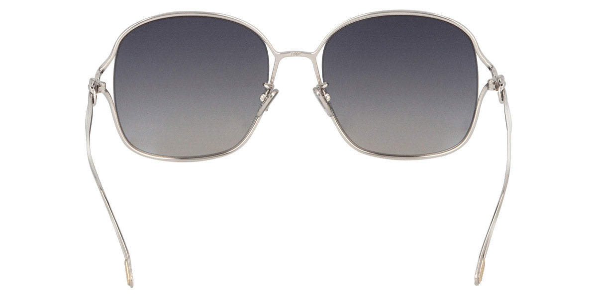 Fred® FG40021U FRD FG40021U 16B 57 - Shiny Palladium/Gradient Smoke Sunglasses