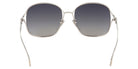 Fred® FG40021U FRD FG40021U 16B 57 - Shiny Palladium/Gradient Smoke Sunglasses