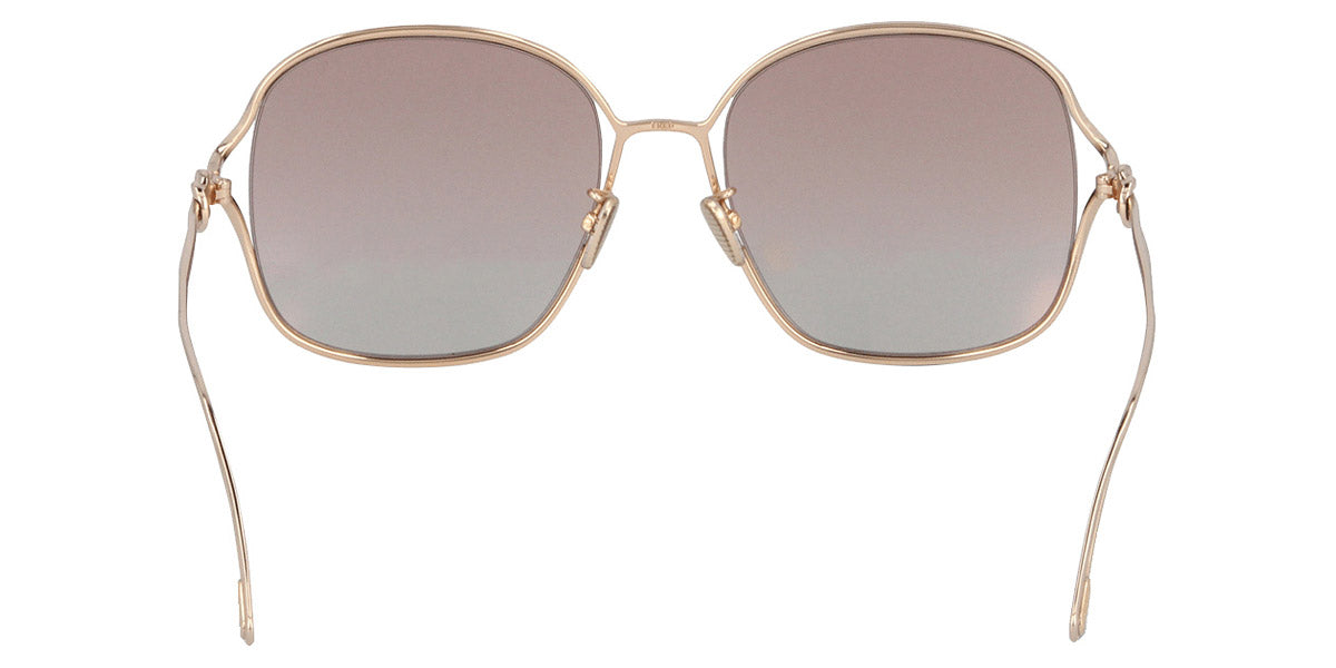 Fred® FG40021U FRD FG40021U 28T 57 - Shiny Rose Gold/Gradient Bordeaux Sunglasses