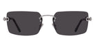 Fred® FG40023U FRD FG40023U 16A 59 - Shiny Palladium/Smoke Sunglasses