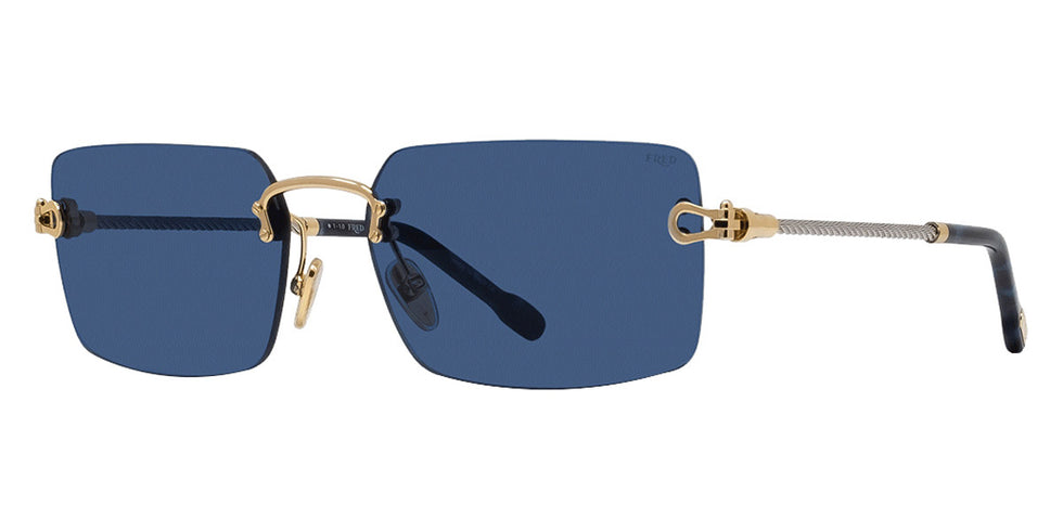 Fred® FG40023U FRD FG40023U 30V 59 - Shiny Endura Gold/Blue Sunglasses