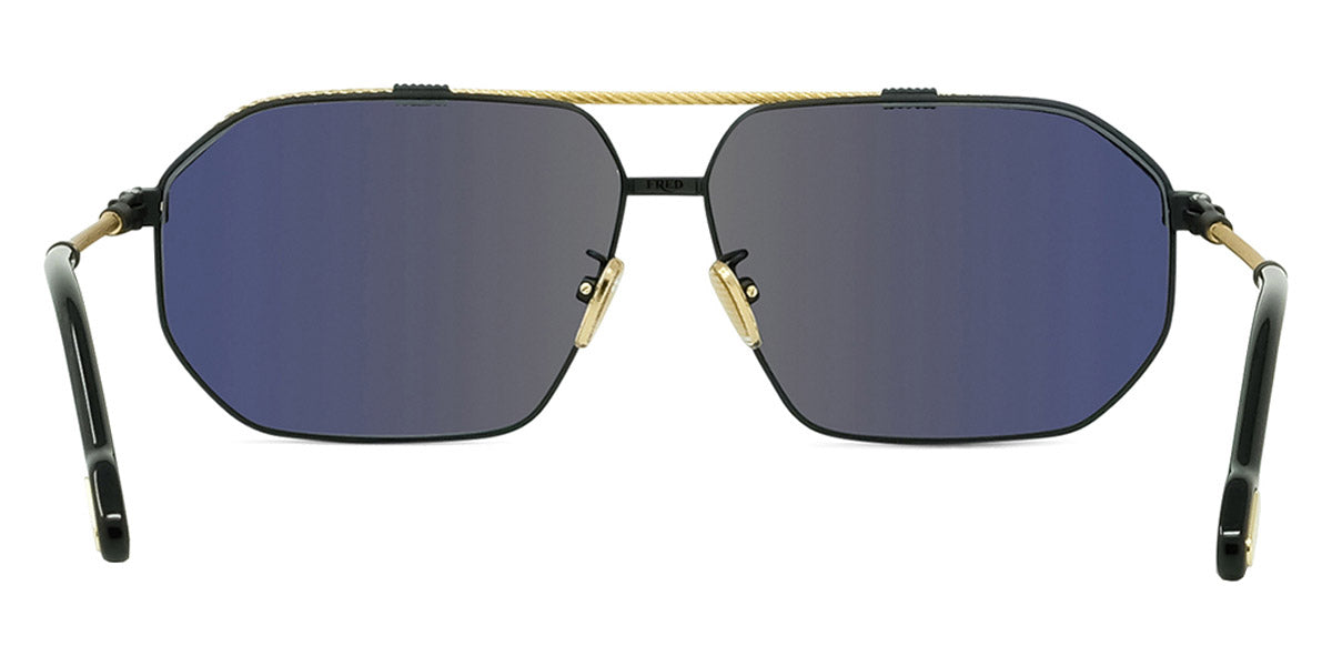 Fred® FG40025U FRD FG40025U 02A 62 - Matte Black/Smoke Sunglasses