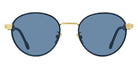 Fred® FG40028U FRD FG40028U 90V 52 - Shiny Dark Blue/Blue Sunglasses