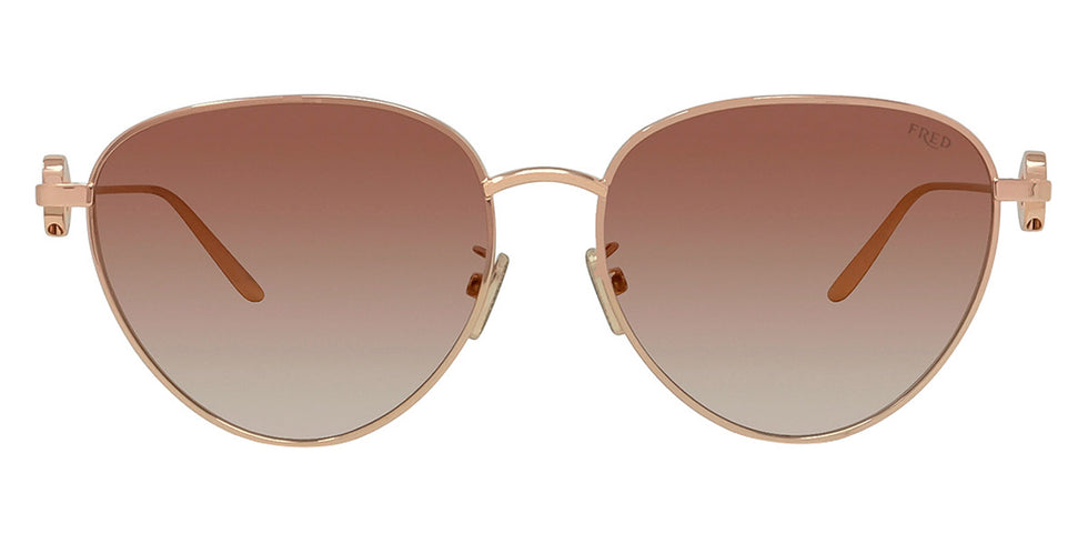 Fred® FG40031U FRD FG40031U 33G 56 - Shiny Red Gold/Red Gold Sunglasses