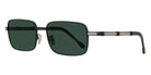 Fred® FG40035U FRD FG40035U 02N 59 - Matte Black/Green Sunglasses