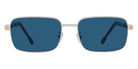 Fred® FG40035U FRD FG40035U 16V 59 - Shiny Palladium/Blue Sunglasses