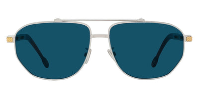 Fred® FG40036U FRD FG40036U 16V 60 - Shiny Palladium/Blue Sunglasses