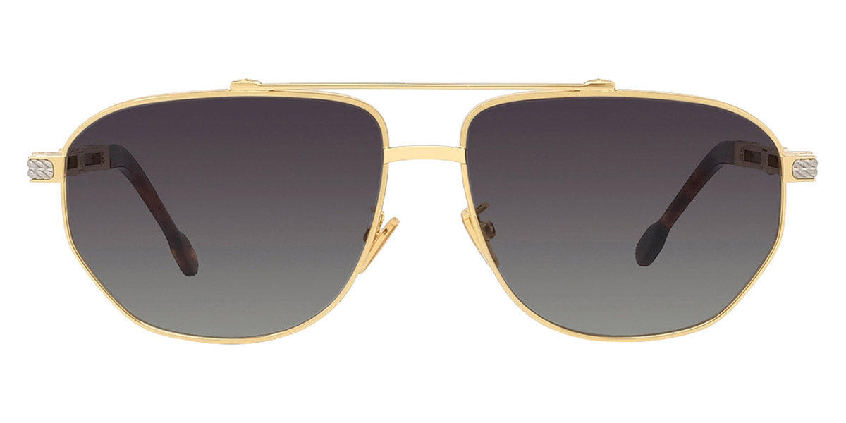 Fred® FG40036U FRD FG40036U 30B 60 - Shiny Endura Gold/Smoke Sunglasses