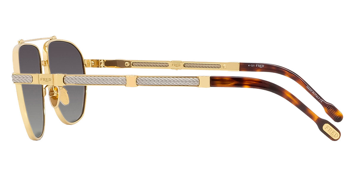 Fred® FG40036U FRD FG40036U 30B 60 - Shiny Endura Gold/Smoke Sunglasses