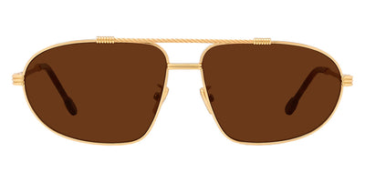 Fred® FG40037U FRD FG40037U 30E 62 - Shiny Endura Gold/Brown Sunglasses