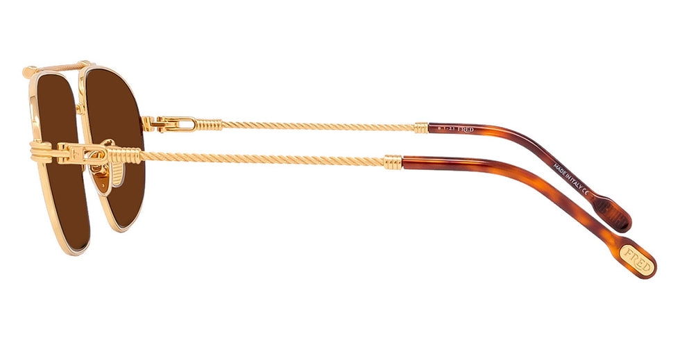 Fred® FG40037U FRD FG40037U 30E 62 - Shiny Endura Gold/Brown Sunglasses