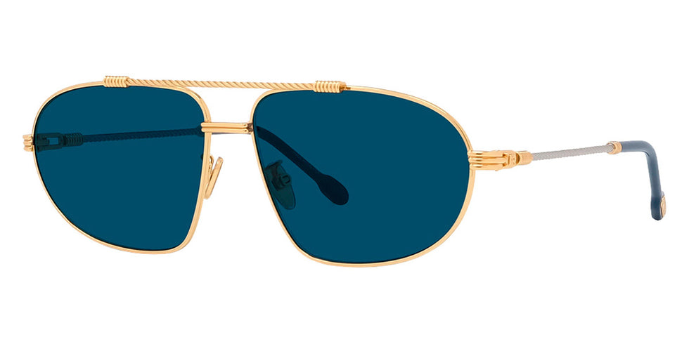 Fred® FG40037U FRD FG40037U 30V 62 - Shiny Endura Gold/Blue Sunglasses