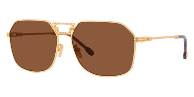 Fred® FG40038U FRD FG40038U 30E 62 - Shiny Endura Gold/Brown Sunglasses