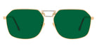 Fred® FG40038U FRD FG40038U 30N 62 - Shiny Endura Gold & Palladium/Green Sunglasses