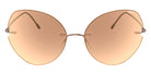 Silhouette® Fisher Island FISHER ISLAND 8182 3530 - 3530 Rosegold Lilac Sunglasses