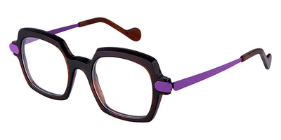 NaoNed® Fogeo NAO Fogeo 74M 47 - Transparent Brown / Hocco Violet Eyeglasses