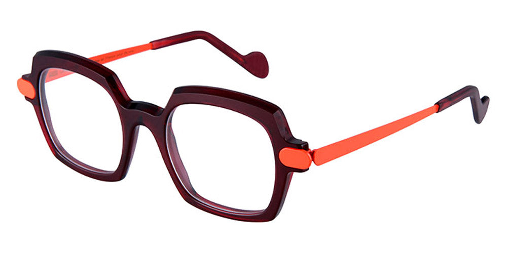 NaoNed® Fogeo NAO Fogeo 77R 47 - Transparent Red / Orange Eyeglasses