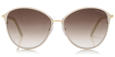 Tom Ford® FT0320 Penelope FT0320 Penelope 32F 59 - Shiny Pale Gold/Shiny Ivory Coating Sunglasses