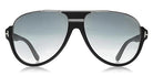 Tom Ford® FT0334 Dimitry FT0334 Dimitry 02W 59 - 02W - Matte Black, Shiny Dark Ruthenium Details / Gradient Blue Lenses Sunglasses