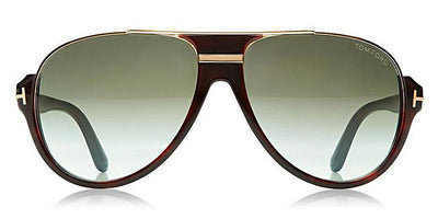 Tom Ford® FT0334 Dimitry FT0334 Dimitry 56K 59 - Shiny Dark Havana/Shiny Rose Gold Sunglasses
