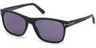 Tom Ford® FT0698 Giulio FT0698 Giulio 02V 59 - 02V - Matte Black/ Blue Smoke Lenses Sunglasses