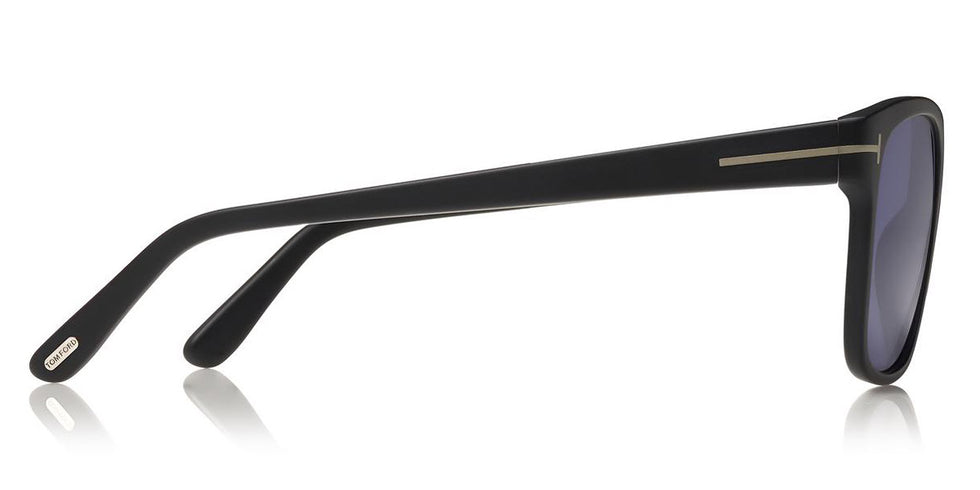 Tom Ford® FT0698 Giulio FT0698 Giulio 02V 59 - 02V - Matte Black/ Blue Smoke Lenses Sunglasses