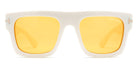Tom Ford® FT0711 Fausto FT0711 Fausto 25E 53 - Shiny Ivory Sunglasses