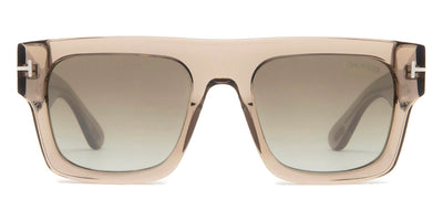Tom Ford® FT0711 Fausto - Shiny Transparent Oyster