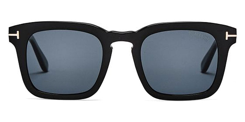 Tom Ford® FT0751 Dax FT0751 Dax 01V 50 - Shiny Black Sunglasses