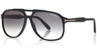 Tom Ford® FT0753 Raoul FT0753 Raoul 01B 62 - 01B - Shiny Black/ Gradient Smoke Lenses Sunglasses