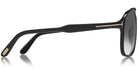 Tom Ford® FT0753 Raoul FT0753 Raoul 01B 62 - 01B - Shiny Black/ Gradient Smoke Lenses Sunglasses