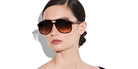 Tom Ford® FT0753 Raoul FT0753 Raoul 52K 62 - 52K - Shiny Classic Dark Havana/ Gradient Roviex Lenses Sunglasses