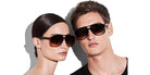 Tom Ford® FT0753 Raoul FT0753 Raoul 53F 62 - 53F - Shiny Blonde Havana/ Gradient Brown Lenses Sunglasses
