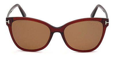 Tom Ford® FT0844 Ani FT0844 Ani 68E 58 - Shiny Transparent Burgundy Sunglasses