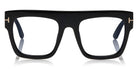 Tom Ford® FT0847 Renee FT0847 Renee 52B 52 - 52B - Vintage Havana / Gradient Smoke To Amber Lenses Sunglasses
