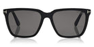 Tom Ford® FT0862 Garrett FT0862 Garrett 01D 54 - 01D - Shiny Black W. Shiny Dark Ruthenium Temples / Polarized Smoke Lenses Sunglasses