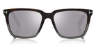 Tom Ford® FT0862 Garrett FT0862 Garrett 01B 56 - 01B - Shiny Black W. Shiny Black Metal Temples / Gradient Smoke Lenses Sunglasses